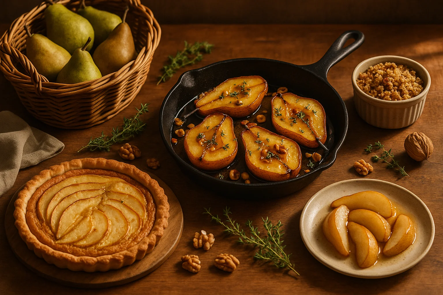 Poires de septembre : 4 desserts simples pour les cuisiner