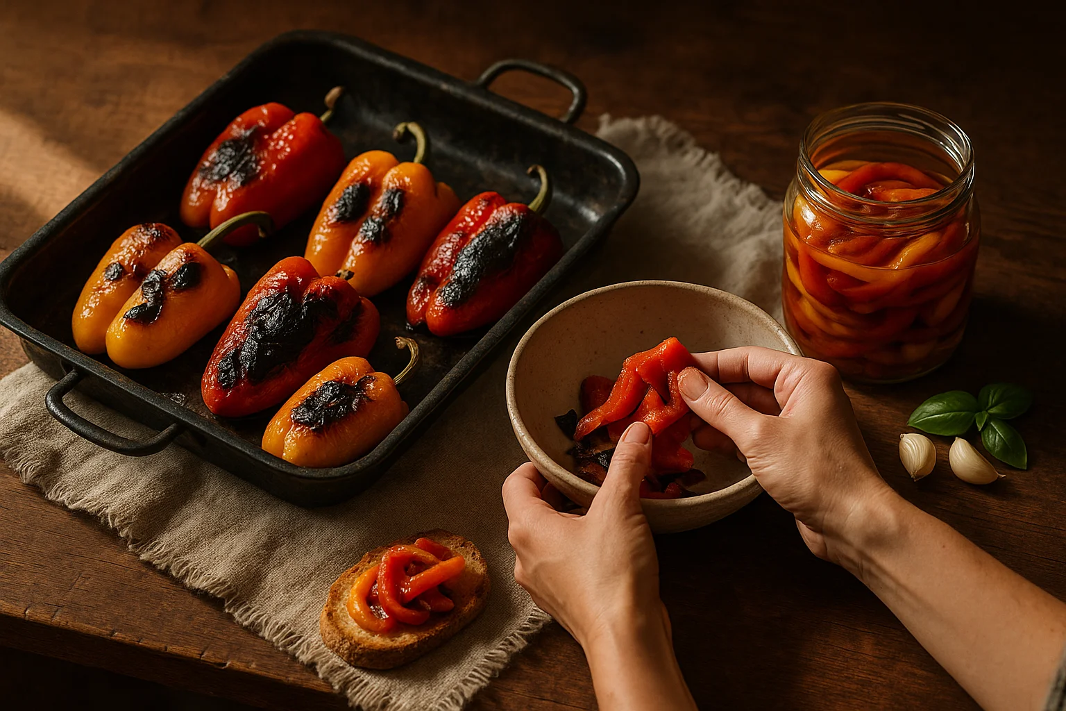 Poivrons grillés au four : la méthode pour en profiter