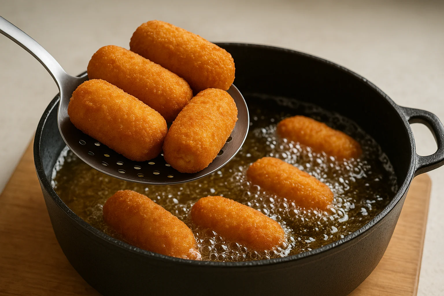 Préparer des croquettes de crevettes grises maison sans éclatement