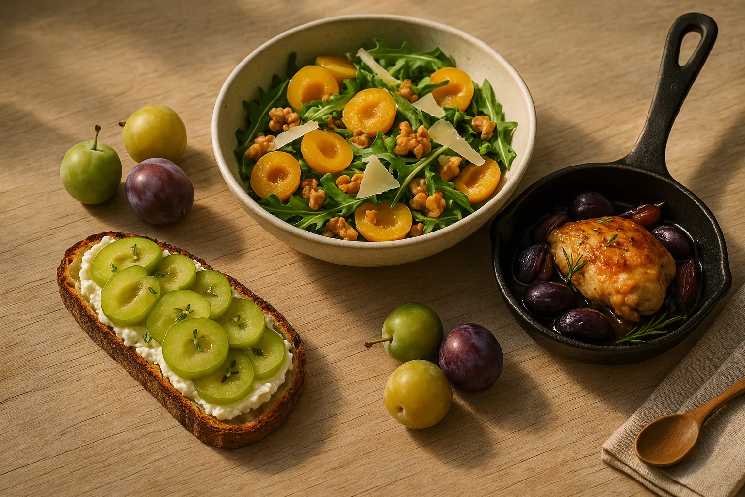 Prunes d’été : 3 façons simples de les cuisiner salées